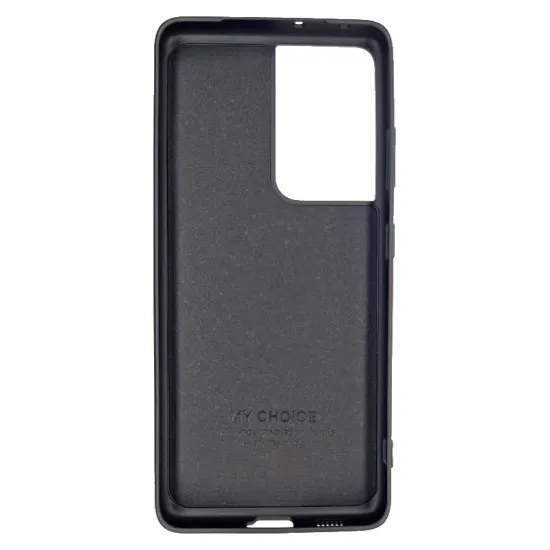 Husa compatibila cu Samsung S21 Ultra, SILKASE, culoare negru, soft silicon (Telefoane Samsung, H0438) by www.silkase.ro