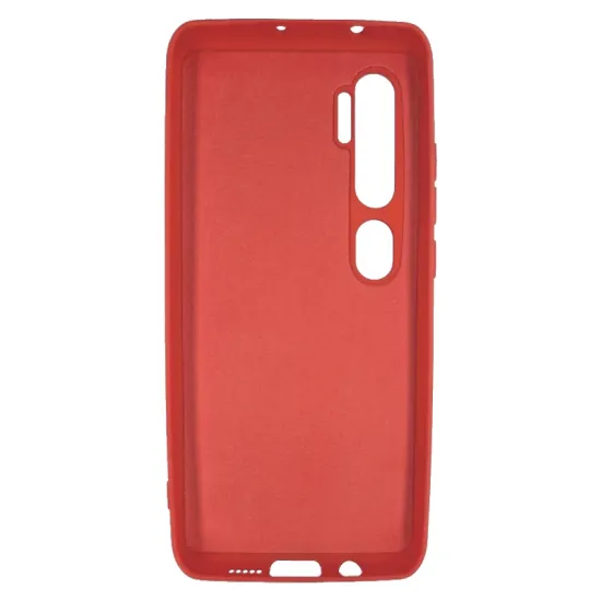 Husa pentru Xiaomi Mi Note 10, SILKASE , culoare rosu, soft silicone (Mi Note 10, H0497) by www.silkase.ro