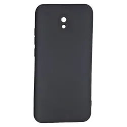 Husa compatibila cu Xiaomi Redmi 8A , SILKASE, culoare negru, soft silicone