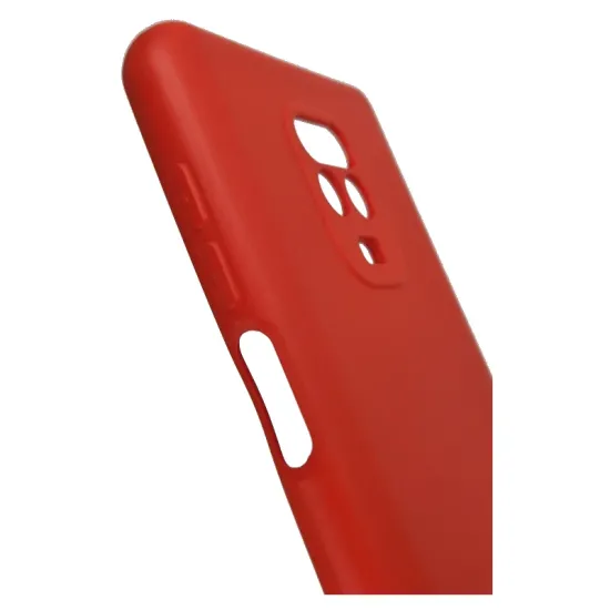 Husa pentru Xiaomi Redmi Note 9 Pro Max, SILKASE , culoare rosu, soft silicone (Redmi Note 9 Pro Max, H0516) by www.silkase.ro