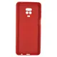 Husa pentru Xiaomi Redmi Note 9 Pro Max, SILKASE , culoare rosu, soft silicone (Redmi Note 9 Pro Max, H0516) by www.silkase.ro