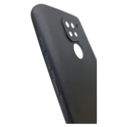 Husa pentru Xiaomi Redmi Note 9, SILKASE , culoare negru, soft silicone