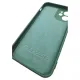 Husa compatibila cu iPhone 12 Mini, SILKASE, culoare verde inchis, soft silicone (iPhone 12 Mini, H0523) by www.silkase.ro