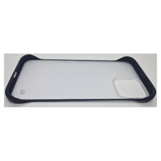 Husa compatibila cu iPhone 12 Mini, SILKASE, frameless, culoare transparent/negru, ultra slim (SILKASE, iPhone 12 Mini) by www.silkase.ro Husa compatibila cu iPhone 12 Mini, SILKASE, frameless, culoare transparent/negru, ultra slim (iPhone 12 Mini, H0529) by www.silkase.ro