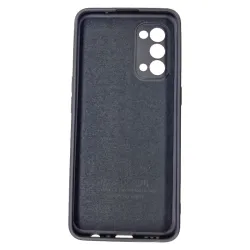 Husa compatibila cu Oppo Reno 5 5G, SILKASE, culoare negru, soft silicon
