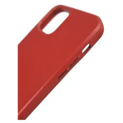 Husa piele compatibila cu Apple iPhone 12 Pro Max, SILKASE, culoare rosu Husa piele compatibila cu Apple iPhone 12 Pro Max, SILKASE, culoare rosu