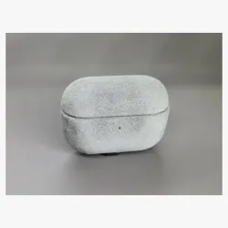 Husa SILKASE alcantara Airpods Pro, culoare gri Husa SILKASE alcantara Airpods Pro, culoare gri
