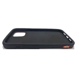 Husa waffle SILKASE pentru iPhone 12 Pro Max, cauciuc, culoare negru/maro Husa waffle SILKASE pentru iPhone 12 Pro Max, cauciuc, culoare negru/maro