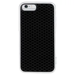 Husa waffle SILKASE pentru Apple iPhone 7/8/SE 2/SE 3 (2020-2022), cauciuc, culoare alb/negru Husa waffle SILKASE pentru Apple iPhone 7/8/SE 2/SE 3 (2020-2022), cauciuc, culoare alb/negru