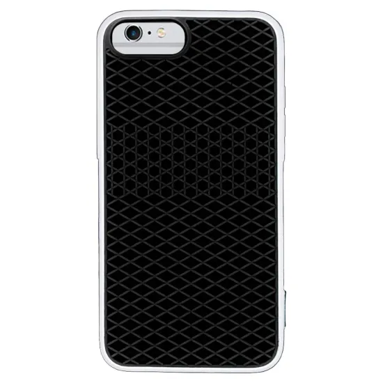 Husa waffle SILKASE pentru Apple iPhone 7/8, cauciuc, culoare alb/negru (SILKASE, iPhone 7) by www.silkase.ro Husa waffle SILKASE pentru Apple iPhone 7/8, cauciuc, culoare alb/negru (iPhone 7, H0608) by www.silkase.ro