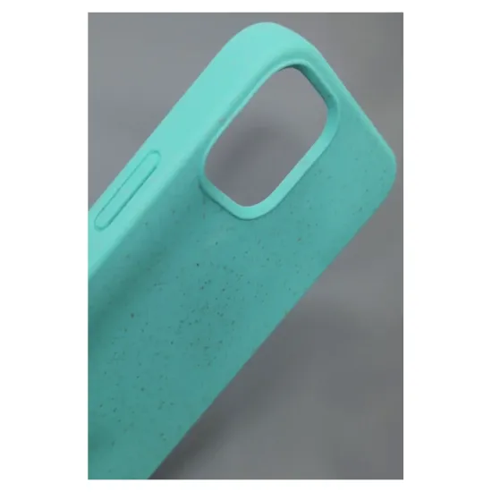 Husa Bio SILKASE pentru  iPhone 12 Pro Max, biodegradabila, culoare verde menta, plastic cauciucat (iPhone 12 Pro Max, H0636) by www.silkase.ro