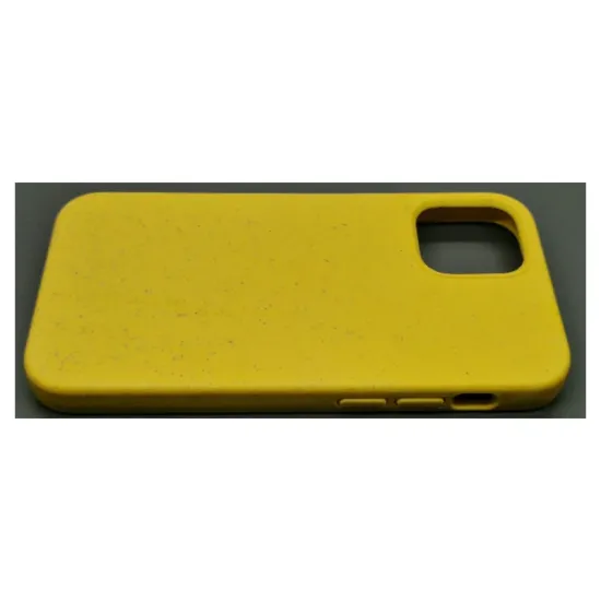 Husa Bio SILKASE pentru iPhone 12 Mini, biodegradabila, culoare galben, plastic cauciucat (SILKASE, iPhone 12 Mini) by www.silkase.ro Husa Bio SILKASE pentru iPhone 12 Mini, biodegradabila, culoare galben, plastic cauciucat (iPhone 12 Mini, H0626) by www.silkase.ro