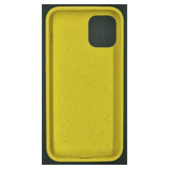 Husa Bio SILKASE pentru iPhone 12 Mini, biodegradabila, culoare galben, plastic cauciucat (SILKASE, iPhone 12 Mini) by www.silkase.ro Husa Bio SILKASE pentru iPhone 12 Mini, biodegradabila, culoare galben, plastic cauciucat (iPhone 12 Mini, H0626) by www.silkase.ro
