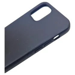 Husa Bio SILKASE pentru  iPhone 12/12 Pro, biodegradabila, culoare negru, plastic cauciucat