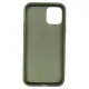 Husa Bio SILKASE pentru  iPhone 12/12 Pro, biodegradabila, culoare verde inchis, plastic cauciucat (iPhone 12, H0631) by www.silkase.ro