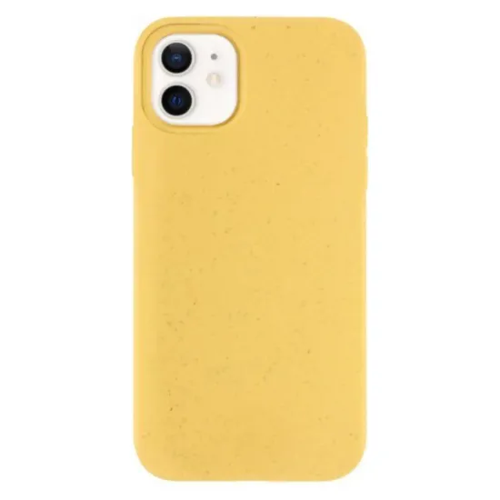 Husa Bio SILKASE pentru iPhone 12/12 Pro, biodegradabila, culoare galben, plastic cauciucat (SILKASE, iPhone 12) by www.silkase.ro Husa Bio SILKASE pentru iPhone 12/12 Pro, biodegradabila, culoare galben, plastic cauciucat (iPhone 12, H0633) by www.silkase.ro