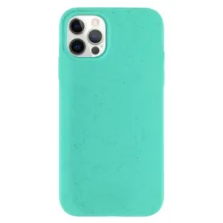 Husa Bio SILKASE pentru  iPhone 12 Pro Max, biodegradabila, culoare verde menta, plastic cauciucat