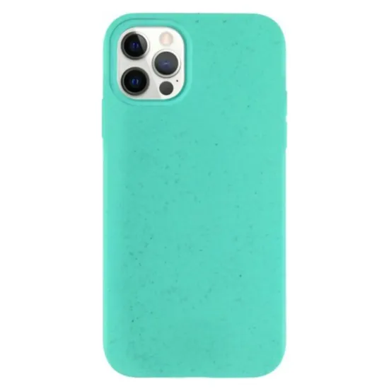 Husa Bio SILKASE pentru  iPhone 12 Pro Max, biodegradabila, culoare verde menta, plastic cauciucat (iPhone 12 Pro Max, H0636) by www.silkase.ro