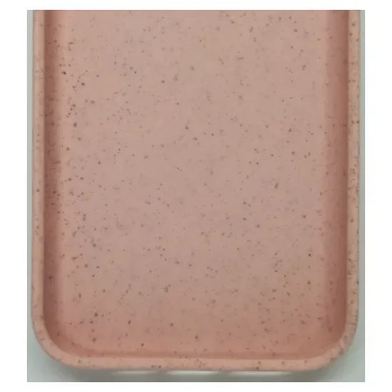 Husa Bio SILKASE pentru  iPhone 12 Pro Max, biodegradabila, culoare roz, plastic cauciucat (iPhone 12 Pro Max, H0637) by www.silkase.ro