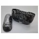Husa carbon Airpods Pro, culoare negru, kevlar forged lucios (Pro, H0650) by www.silkase.ro