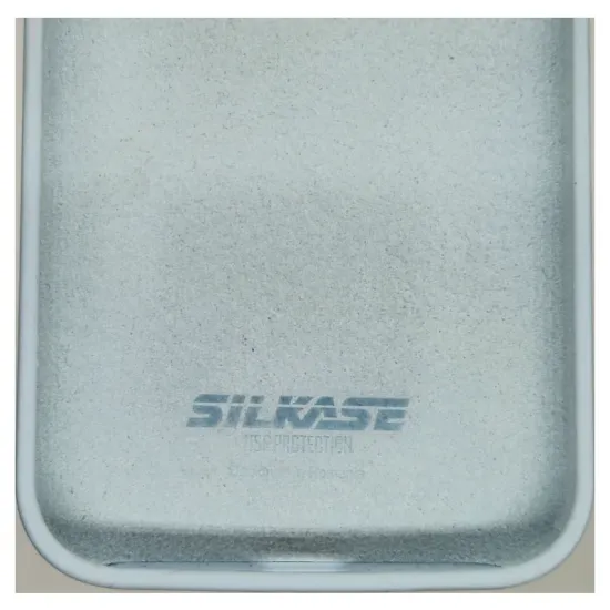 Husa pentru iPhone 12/12 Pro, SILKASE, culoare albastru light, silicon (iPhone 12, H0654) by www.silkase.ro