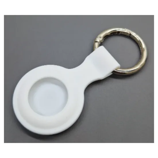 Husa SILKASE Apple Airtag, alb, silicon (AirTag, H0680) by www.silkase.ro