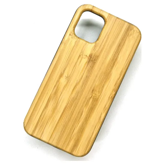 Husa SILKASE Wood pentru iPhone 12 Mini, Hybrid silicon/lemn deschis (iPhone 12 Mini, H0732) by www.silkase.ro