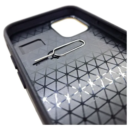 Husa SILKASE Wood pentru iPhone 12 Mini, Hybrid silicon/lemn deschis (iPhone 12 Mini, H0732) by www.silkase.ro