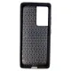 Husa SILKASE Wood pentru Samsung S21 Ultra, Hybrid silicon/lemn inchis (Telefoane Samsung, H0743) by www.silkase.ro
