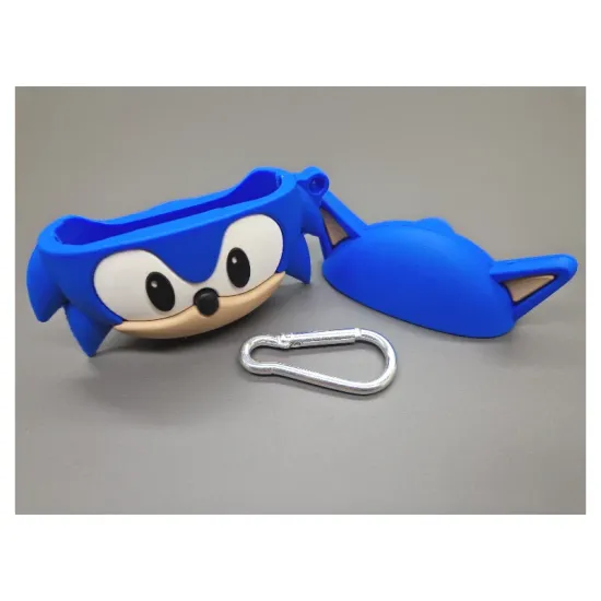 Husa Airpods Pro, design Sonic, cauciuc (Pro, H0752) by www.silkase.ro