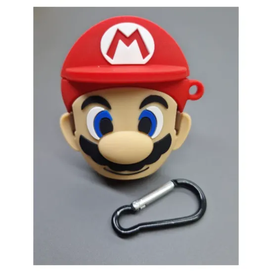 Husa Airpods 2, design SuperMario, cauciuc (2, H0754) by www.silkase.ro