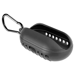 Husa SILKASE pentru samsung Galaxy Buds, culoare negru, cauciuc