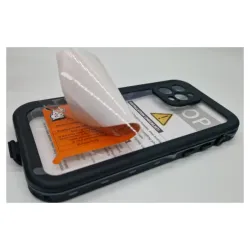 Husa SILKASE Diving pentru Apple iPhone 12 Pro, waterproof, shock proof protectie apa, negru