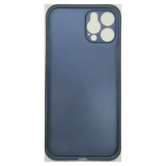 Husa 0.3mm Apple iPhone 12 Pro Max, SILKASE, subtire, culoare albastru deschis, plastic mat (iPhone 12 Pro Max, H0763) by www.silkase.ro