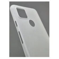 Husa 0.3mm SILKASE pentru Google Pixel 4a 5G, subtire, culoare alb/transparent, plastic mat
