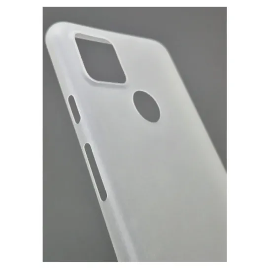 Husa 0.3mm SILKASE pentru Google Pixel 4a 5G, subtire, culoare alb/transparent, plastic mat (Telefoane Google, H0767) by www.silkase.ro