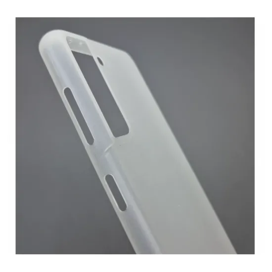 Husa 0.3mm SILKASE pentru Samsung S22 Plus, subtire, plastic mat, culoare alb/trans (Telefoane Samsung, H1340) by www.silkase.ro