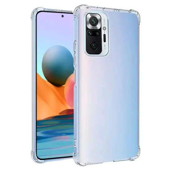 Husa antishock SILKASE pentru Xiaomi Redmi Note 10 5G, silicon, transparenta (Redmi Note 10 5G, H0824) by www.silkase.ro