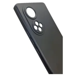 Husa SILKASE pentru Honor 50 Pro, soft silicon, negru