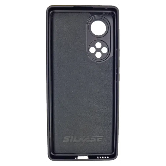 Husa SILKASE pentru Honor 50 Pro, soft silicon, negru (50 Pro, H0846) by www.silkase.ro
