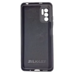 Husa SILKASE pentru Xiaomi Redmi Note 10 5G/Poco M3 Pro, soft silicon, negru