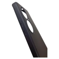 Husa SILKASE pentru Huawei P50 Pro, soft silicon, negru