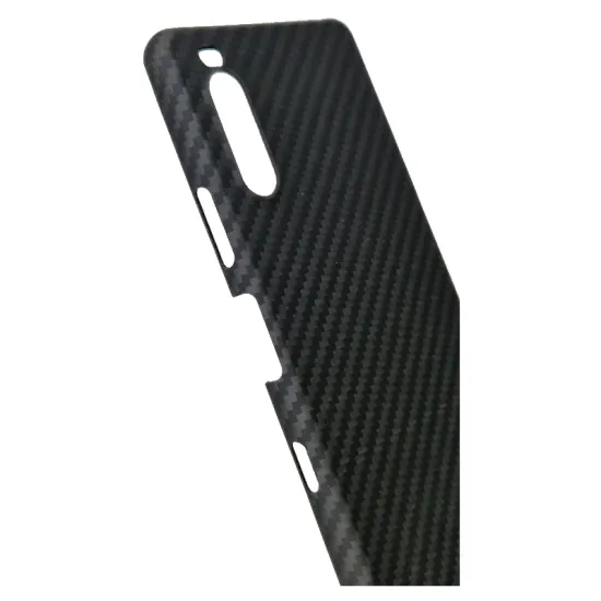 Husa carbon SILKASE pentru Sony Xperia 10 III, aramid kevlar, negru (SILKASE, Xperia 10 III) by www.silkase.ro Husa carbon SILKASE pentru Sony Xperia 10 III, aramid kevlar, negru (Xperia 10 III, H0886) by www.silkase.ro