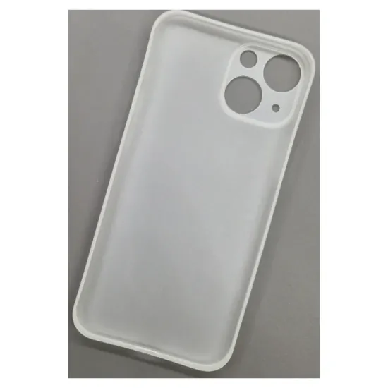 Husa 0.3mm pentru Apple iPhone 14 Plus, SILKASE, subtire, culoare alb/transparent, plastic mat (SILKASE, iPhone 14 Plus) by www.silkase.ro Husa 0.3mm pentru Apple iPhone 14 Plus, SILKASE, subtire, culoare alb/transparent, plastic mat (iPhone 14 Plus, H1596) by www.silkase.ro