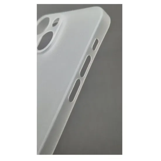 Husa 0.3mm pentru Apple iPhone 14 Plus, SILKASE, subtire, culoare alb/transparent, plastic mat (SILKASE, iPhone 14 Plus) by www.silkase.ro Husa 0.3mm pentru Apple iPhone 14 Plus, SILKASE, subtire, culoare alb/transparent, plastic mat (iPhone 14 Plus, H1596) by www.silkase.ro