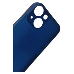 Husa 0.3mm pentru Apple iPhone 13 , SILKASE, subtire, culoare albastru, plastic mat Husa 0.3mm pentru Apple iPhone 13 , SILKASE, subtire, culoare albastru, plastic mat