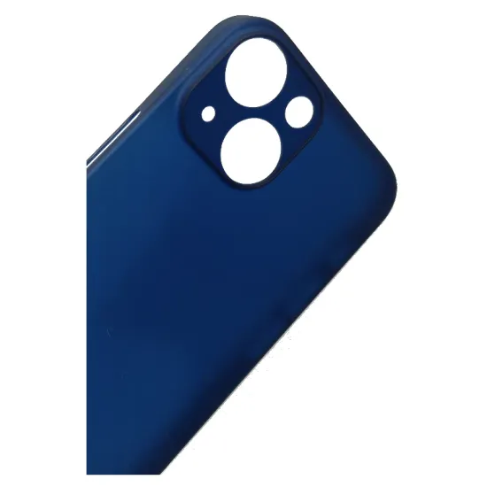 Husa 0.3mm pentru Apple iPhone 13 Mini, SILKASE, subtire, culoare albastru, plastic mat (iPhone 13 Mini, H0902) by www.silkase.ro