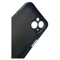 Husa 0.3mm pentru iPhone 13, SILKASE, subtire, culoare negru, plastic mat Husa 0.3mm pentru iPhone 13, SILKASE, subtire, culoare negru, plastic mat
