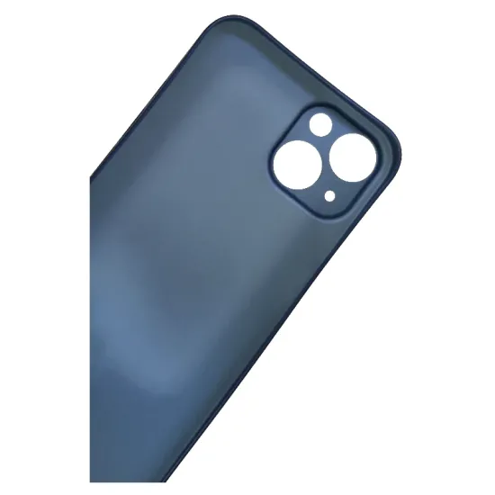 Husa 0.3mm pentru Apple iPhone 13 , SILKASE, subtire, culoare pacific blue, plastic mat (iPhone 13, H0912) by www.silkase.ro