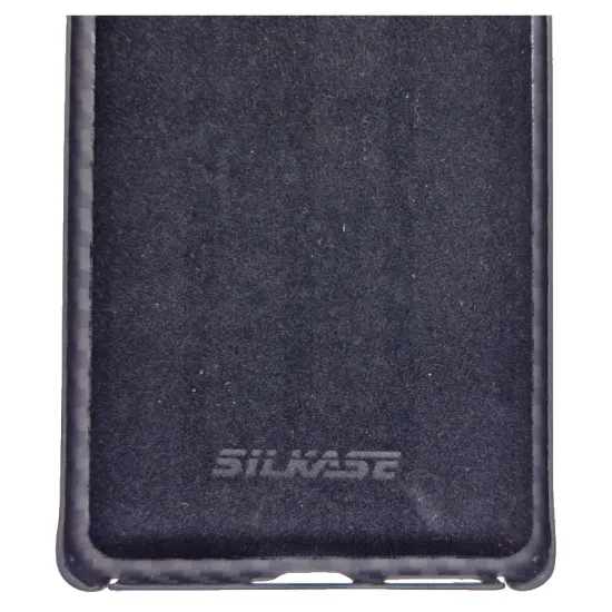 Husa fibra carbon SILKASE pentru Huawei P40 Pro, aramid kevlar, negru (P40 Pro, H0950) by www.silkase.ro